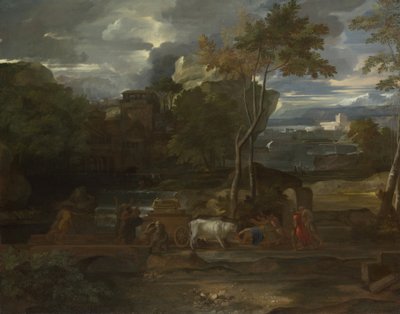 De Terugkeer van de Ark, 1659 door Sébastien Bourdon