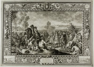 Het beleg van Douai in 1667 door Sébastien Le Clerc the elder