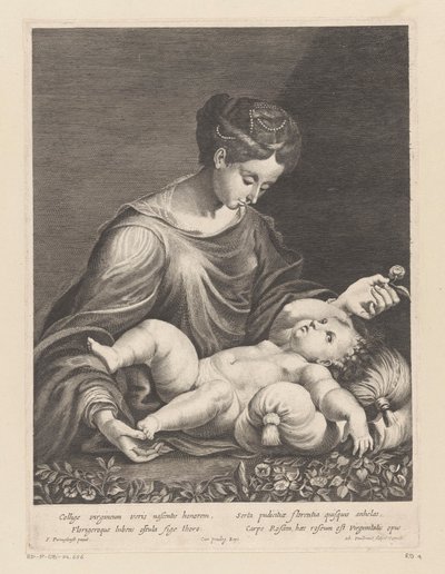 Maria met Kind door Sébastien Vouillemont