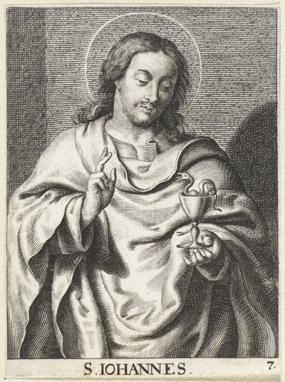 H. Johannes de Evangelist door Schelte Adamsz. Bolswert (possibly)