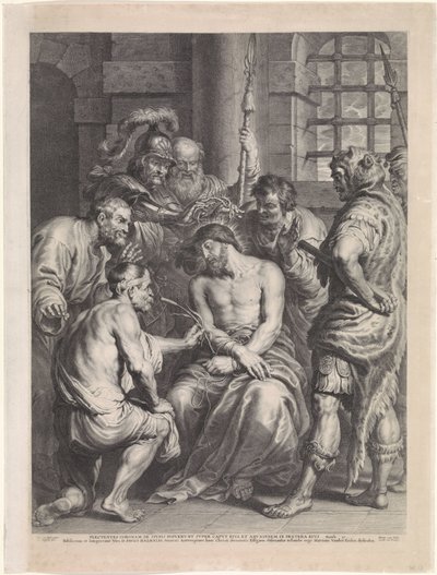 Doornenkroning van Christus door Schelte Adamsz. Bolswert