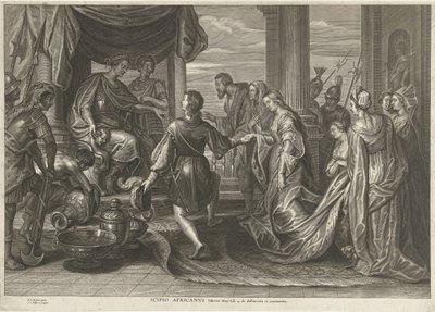 Edelmoedigheid van Scipio door Schelte Adamsz. Bolswert
