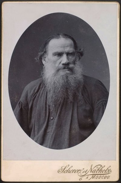 Leo Tolstoy, Russische auteur, 1900 door Scherer Nabholz and Co