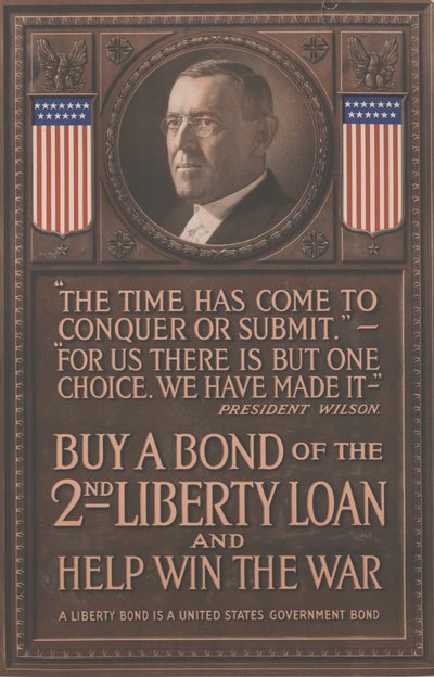 Koop een obligatie van de 2e Vrijheidslening en help de oorlog winnen, c.1917 door School American