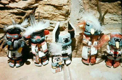 Kachina-poppen door School American