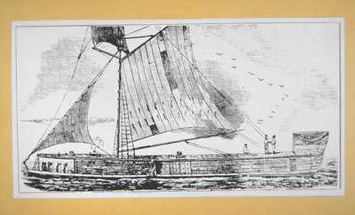 Mississippi Keel boot (gravure) door School American