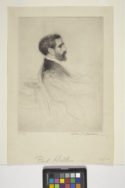 Portret Van Paul Helleu door School American