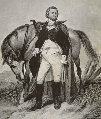Portret van Nathanael Greene door School American