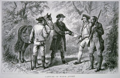 De gevangenneming van majoor John Andre door School American