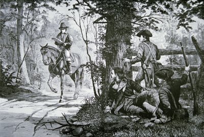 De gevangenneming van majoor John Andre door School American