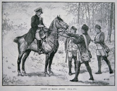 De gevangenneming van majoor John Andre door School American
