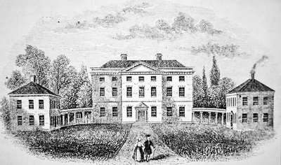 De paleisachtige residentie van gouverneur Tryon van North Carolina door School American