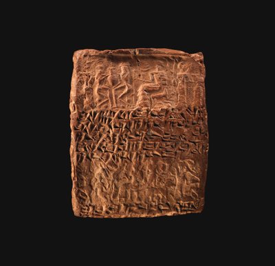 Spijkerschrifttablet met vier cilinderzegels door School Assyrian