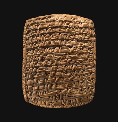 Spijkerschrifttablet: privébrief door School Assyrian