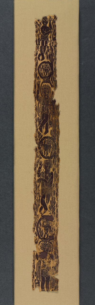 Ornamentale Schouderband van een Tuniek, 600-650 door School Byzantine