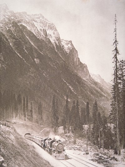 Canadian Pacific Railway trein, ca. 1925 door School Canadian