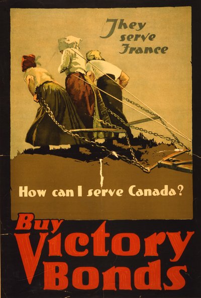 Zij Dienen Frankrijk, Hoe Kan Ik Canada Dienen? Koop Overwinningsobligaties door School Canadian