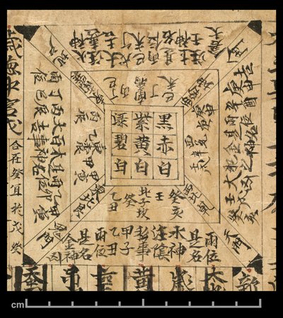 Almanak voor AD 978, Dunhuang Mogao, China, ca. 978 door School Chinese