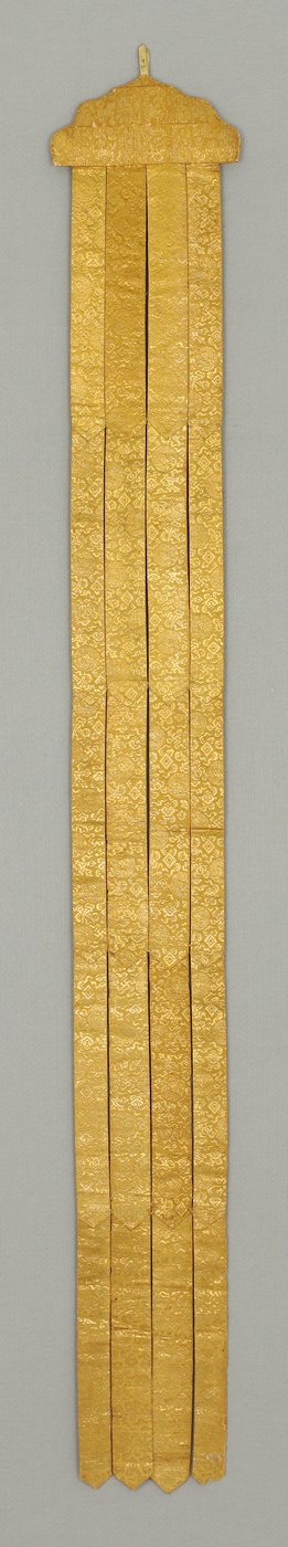 Banderole/Tempel Hangend, ca. 18e eeuw door School Chinese