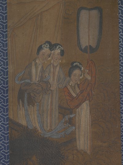 Vijf Vrouwen In Een Processie door School Chinese