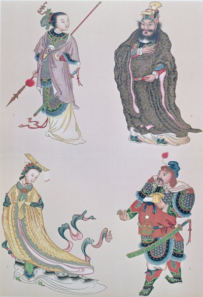 Helden en heldinnen uit de Chinese geschiedenis, inclusief keizerin Wu door School Chinese