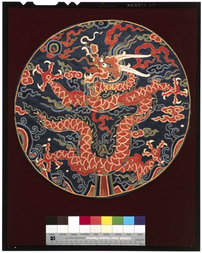 Insigne van Vierde Graad Prins (met profiel van draak), ca. 1700-25 door School Chinese