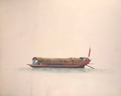 Muzikantenboot, ca. 1800-05 door School Chinese