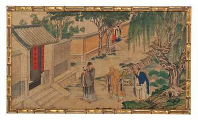 Een van Vierentwintig Scènes uit Droom van de Rode Kamer door School Chinese