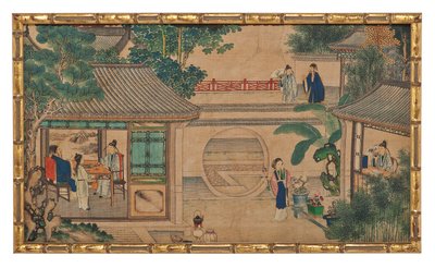 Een van Vierentwintig Scènes uit Droom van de Rode Kamer door School Chinese