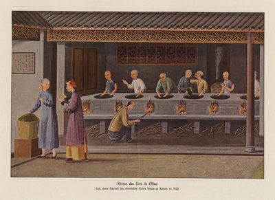 Thee roosteren in China door School Chinese