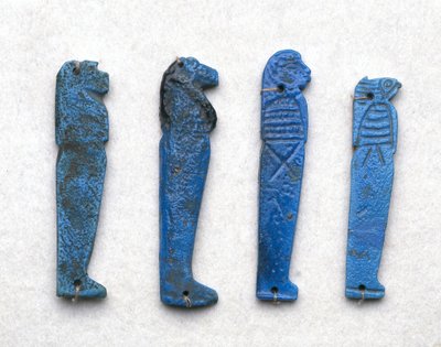 Amulet van een zoon van Horus, Grieks-Romeinse periode, 332 v.Chr.-395 n.Chr. door School Egyptian