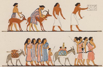 Oude Egyptische Kunst door School Egyptian