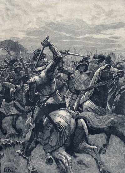 Slag bij Bosworth Field, 22 augustus 1485, Rozenoorlogen door School English