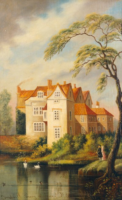 Breadsall Priory, residentie van Dr Erasmus Darwin door School English