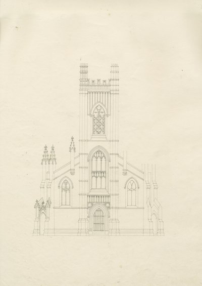 Burton-upon-Trent - Heilige Drie-eenheid Kerk door School English