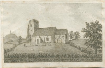 Kasteelkerk - Kerk (gravure) door School English