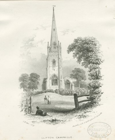 Clifton Campville Kerk door School English