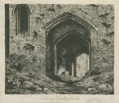 Dudley Castle - Het Poortgebouw door School English