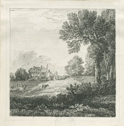 Eccleshall - Biana Hall: pen en inkt tekening door School English