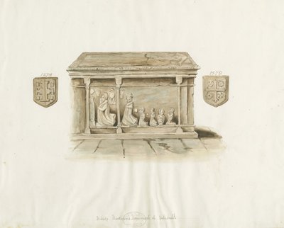 Eccleshall Church - Graf van Bisschop Bentham door School English