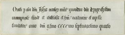 Elford Kerk: Graf van Sir John Stanley door School English