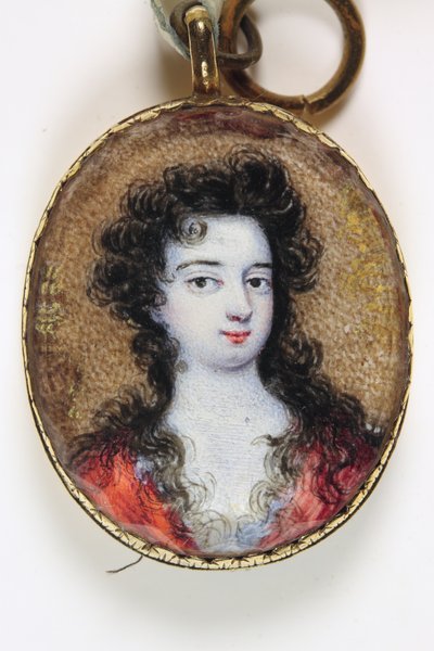 Lady Mary Lennard of (waarschijnlijk) Lady Anne Lennard in een rode jurk door School English