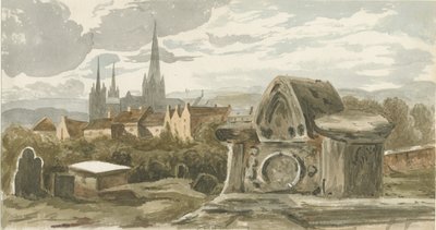 Lichfield - Oud graf in St. Michael