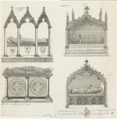 Lichfield Kathedraal - Graven door School English
