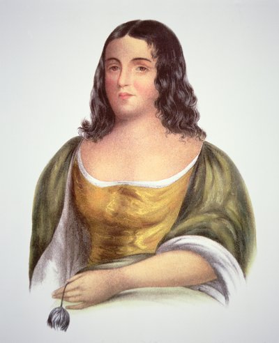 Pocahontas (kleur litho) door School English