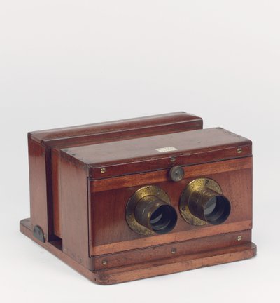 Schuifkast stereoscopische camera, Hockin & Co., Londen door School English