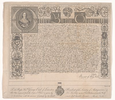 Soeverein Oliver (gravure) door School English