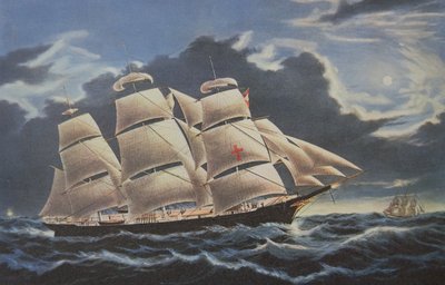 De Centurion waarin admiraal Anson zijn reis rond de wereld maakte van 1740-44 door School English