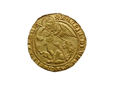 Tudor munt uit de Asthall Hoard door School English