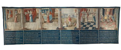 De wonderen van Onze-Lieve-Vrouw van de Potterie (wandtapijt) door School Flemish
